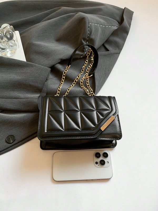 17373703842c9979bde5a9285abf16fdb5ed18504f Korean Style Personalized Cracked Texture Edged Distressed Fashion Casual Handbag, 2026 New Arrival Fashionable Ins Simplicity Crossbody Square Bag For Women